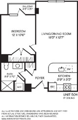 floorplan of condo